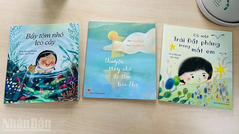 Ba tập thơ "chắp cánh" cho tâm hồn trẻ em thêm bay bổng