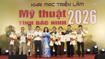 Bắc Ninh: Trưng bày 97 tác phẩm tiêu biểu tại Triển lãm mỹ thuật năm 2026