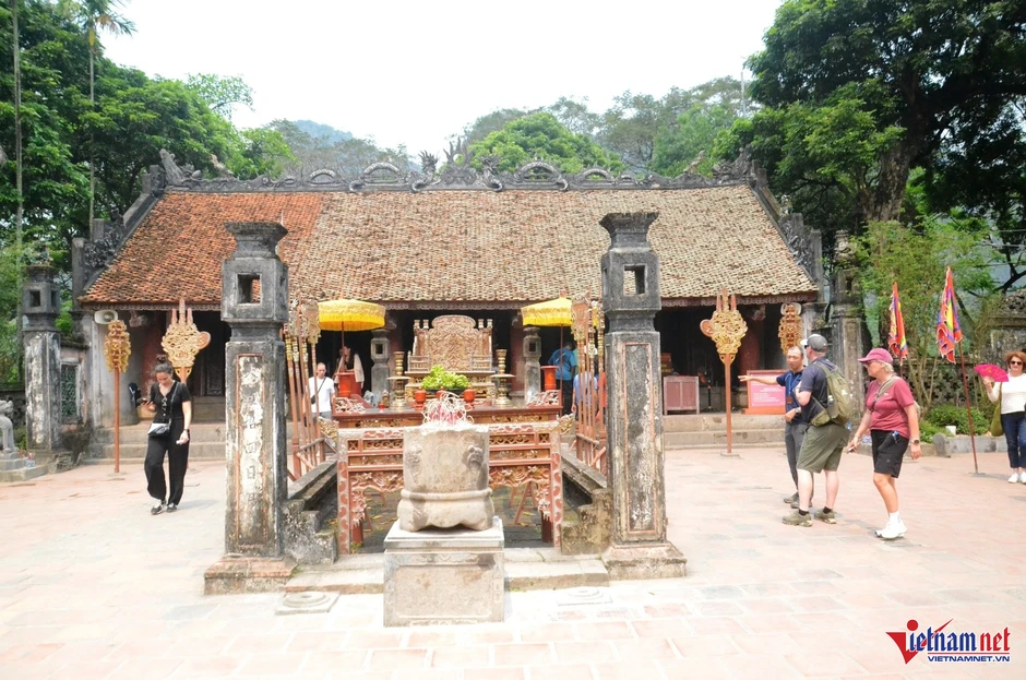 Bí ẩn tấm gỗ khắc hình rồng mẹ và 5 rồng con ở đền thờ vua Đinh