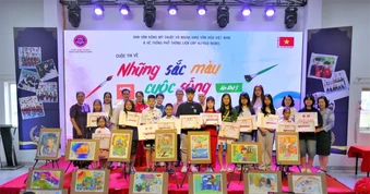 Bồi đắp cảm thụ thẩm mỹ từ sân chơi hội họa học đường