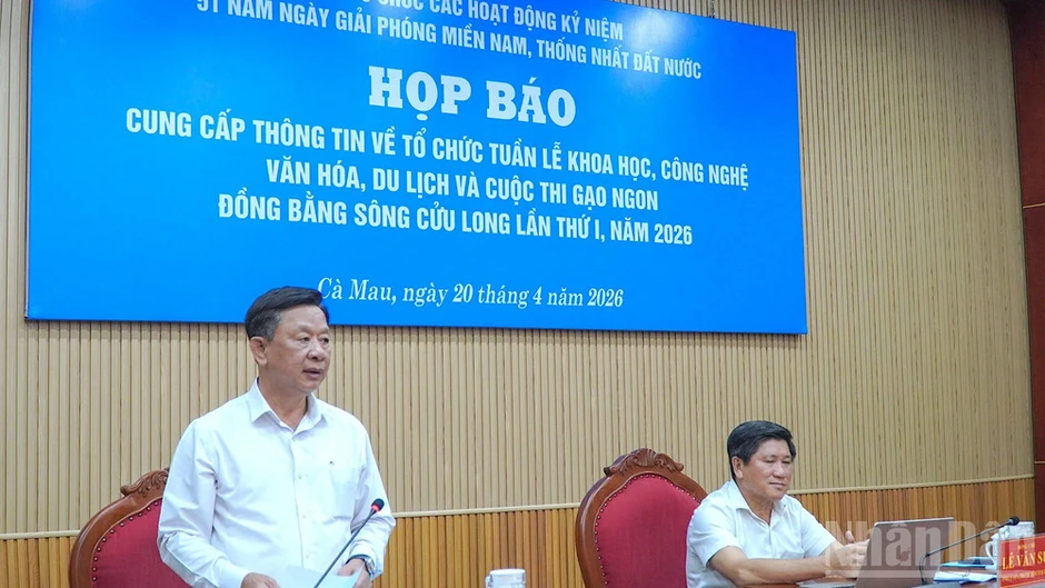 Cà Mau công bố chuỗi sự kiện khoa học-công nghệ, văn hóa-du lịch và Cuộc thi gạo ngon