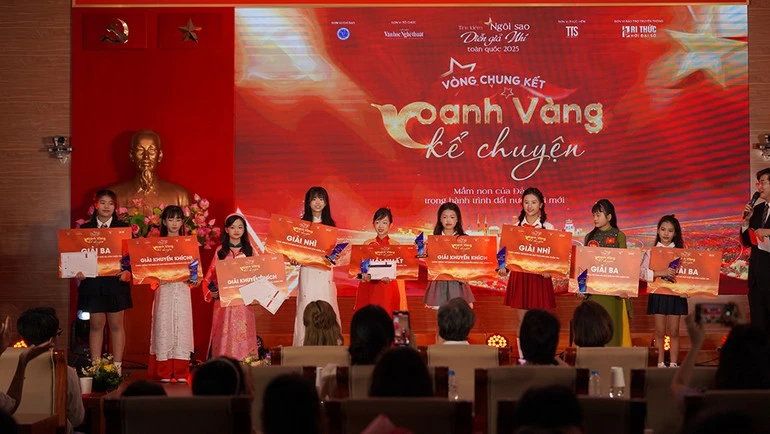 Chín thí sinh giành giải cao nhất Cuộc thi Tìm kiếm Ngôi sao Diễn giả nhí toàn quốc Chín thí sinh giành giải cao nhất Cuộc thi Tìm kiếm Ngôi sao Diễn giả nhí toàn quốc