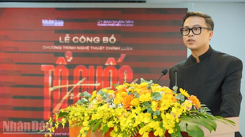 Chương trình nghệ thuật chính luận “Tổ quốc trong tim” 2026: Từng bước xây dựng thương hiệu văn hóa-nghệ thuật có bản sắc riêng Chương trình nghệ thuật chính luận “Tổ quốc trong tim” 2026: Từng bước xây dựng thương hiệu văn hóa-nghệ thuật có bản sắc riêng