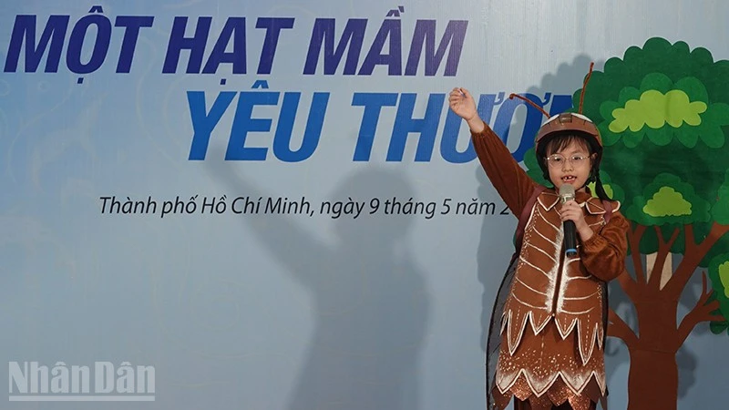 Cô bé đến từ Hà Nội đoạt giải Nhất Cuộc thi Kể chuyện sách thiếu nhi lần 1-2025 Cô bé đến từ Hà Nội đoạt giải Nhất Cuộc thi Kể chuyện sách thiếu nhi lần 1-2025