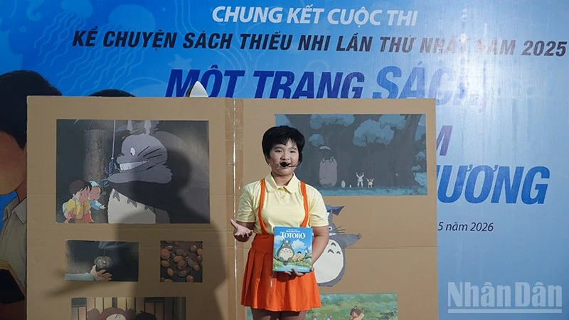 Cô bé đến từ Hà Nội đoạt giải Nhất Cuộc thi Kể chuyện sách thiếu nhi lần 1-2025 Cô bé đến từ Hà Nội đoạt giải Nhất Cuộc thi Kể chuyện sách thiếu nhi lần 1-2025