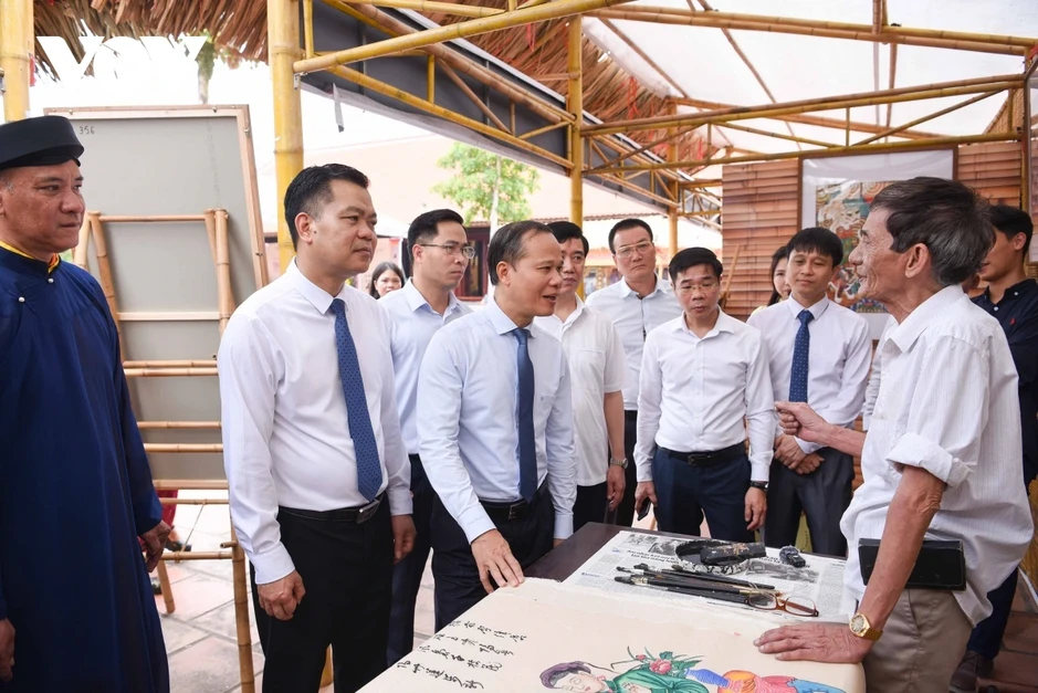Đặc sắc triển lãm tranh dân gian Việt Nam tại làng nghề Đông Hồ ở Bắc Ninh