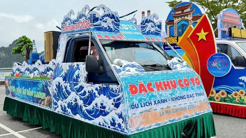 Độc đáo mô hình các xã, phường, đặc khu của Quảng Ninh tại Hội thi diễu hành Carnaval Hạ Long 2026 Độc đáo mô hình các xã, phường, đặc khu của Quảng Ninh tại Hội thi diễu hành Carnaval Hạ Long 2026
