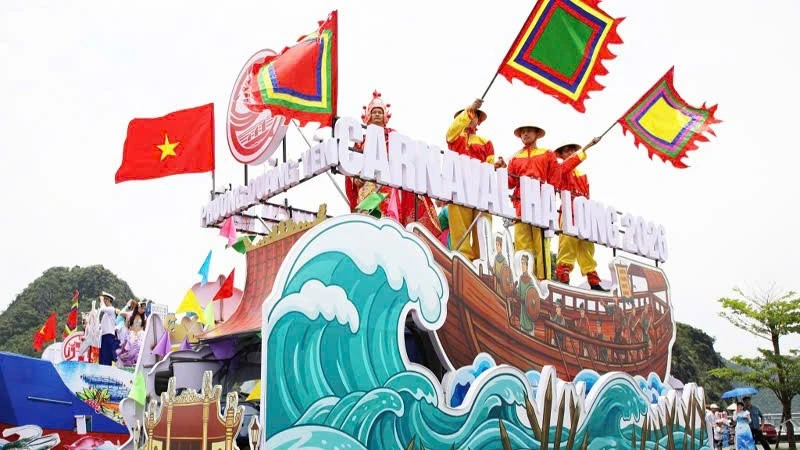 Độc đáo mô hình các xã, phường, đặc khu của Quảng Ninh tại Hội thi diễu hành Carnaval Hạ Long 2026 Độc đáo mô hình các xã, phường, đặc khu của Quảng Ninh tại Hội thi diễu hành Carnaval Hạ Long 2026
