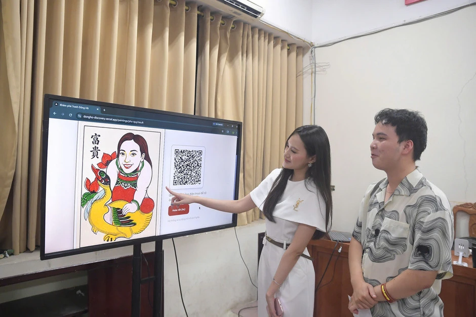 Gen Z lan toả di sản qua nghệ thuật đương đại và nền tảng số qua 'Họa ký Đông Hồ'