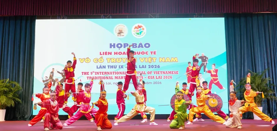 Gia Lai tổ chức đại cảnh nghệ thuật tại liên hoan võ cổ truyền quốc tế Gia Lai tổ chức đại cảnh nghệ thuật tại liên hoan võ cổ truyền quốc tế