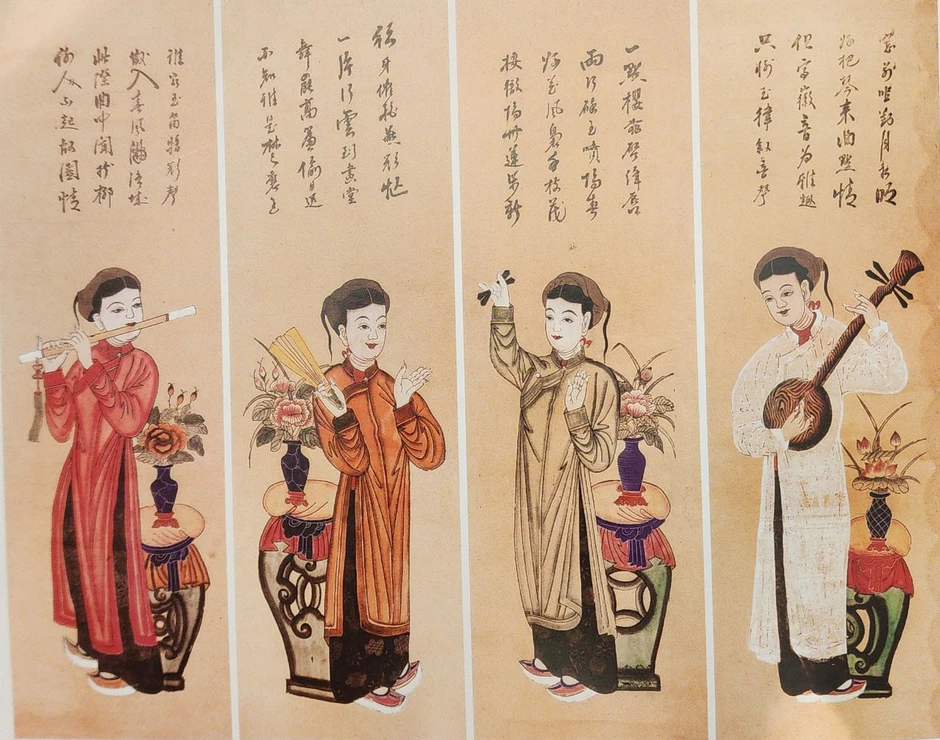 Giải mã mật ngữ bốn mùa trong tranh Tứ Bình, 'Dòng chảy di sản' tại Huế Giải mã mật ngữ bốn mùa trong tranh Tứ Bình, 'Dòng chảy di sản' tại Huế