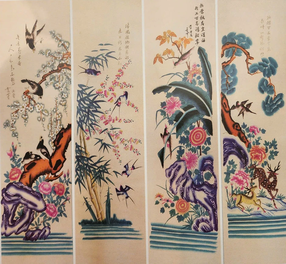 Giải mã mật ngữ bốn mùa trong tranh Tứ Bình, 'Dòng chảy di sản' tại Huế Giải mã mật ngữ bốn mùa trong tranh Tứ Bình, 'Dòng chảy di sản' tại Huế