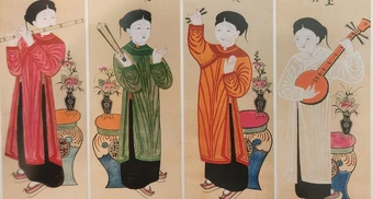 Giải mã mật ngữ bốn mùa trong tranh Tứ Bình, 'Dòng chảy di sản' tại Huế