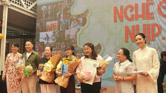 Giao lưu, trưng bày ảnh “Nghề cổ, Nhịp số” tại Đường sách Thành phố Hồ Chí Minh