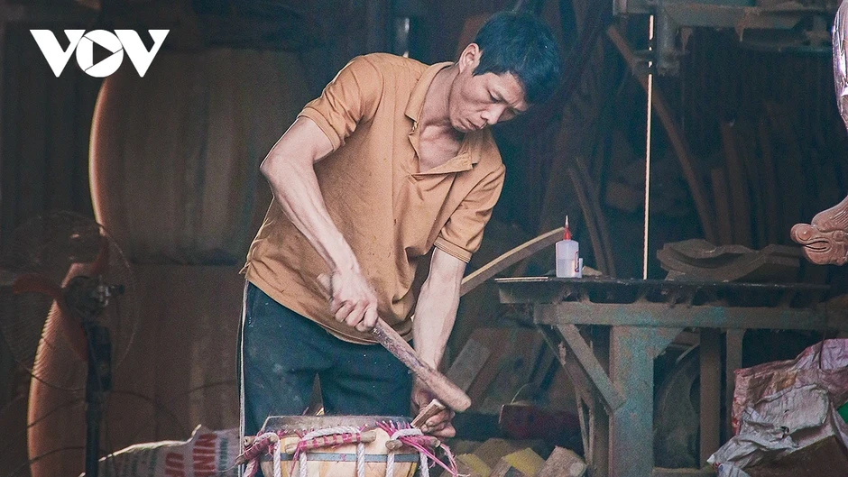 Giữ hồn tiếng trống nghìn năm tuổi tại làng nghề làm trống truyền thống Đọi Tam