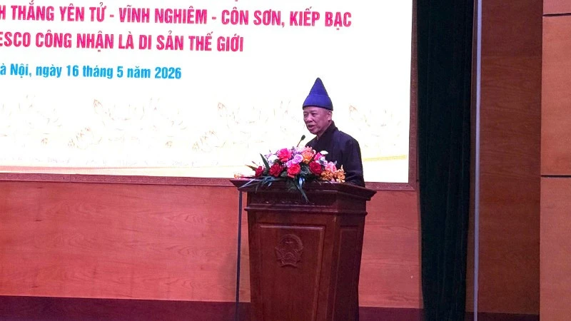 Hành trình đưa quần thể Yên Tử-Vĩnh Nghiêm-Côn Sơn, Kiếp Bạc thành Di sản thế giới Hành trình đưa quần thể Yên Tử-Vĩnh Nghiêm-Côn Sơn, Kiếp Bạc thành Di sản thế giới