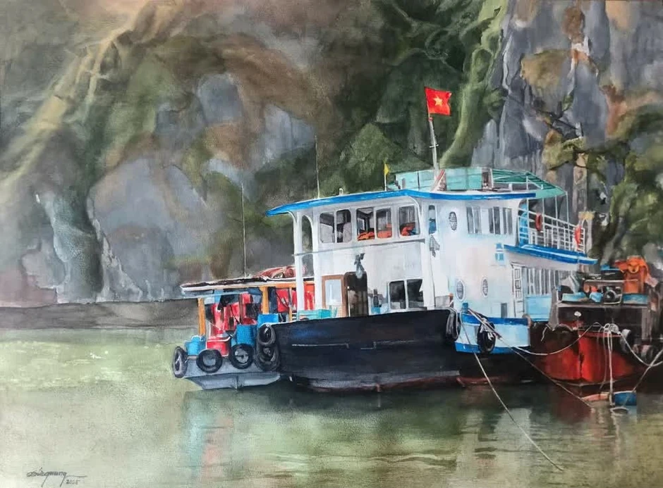 Họa sĩ Nguyễn Đức Quang và hành trình mới với "Sắc màu phiêu lãng" Họa sĩ Nguyễn Đức Quang và hành trình mới với "Sắc màu phiêu lãng"