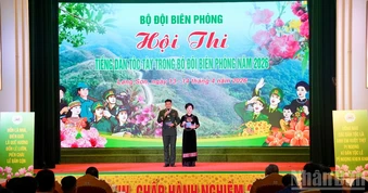 Hội thi Tiếng dân tộc Tày trong Bộ đội Biên phòng năm 2026