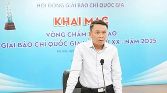 Hơn 1.600 tác phẩm vào vòng sơ khảo Giải Báo chí Quốc gia lần thứ XX