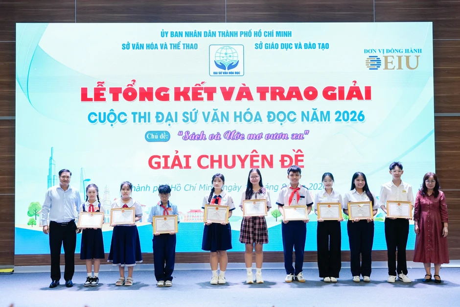 Hơn 17.450 bài dự thi Đại sứ Văn hóa đọc TP.HCM Hơn 17.450 bài dự thi Đại sứ Văn hóa đọc TP.HCM