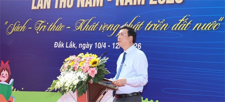 Khai mạc Ngày hội Sách và Văn hóa đọc tỉnh Đắk Lắk lần thứ 5 năm 2026 Khai mạc Ngày hội Sách và Văn hóa đọc tỉnh Đắk Lắk lần thứ 5 năm 2026