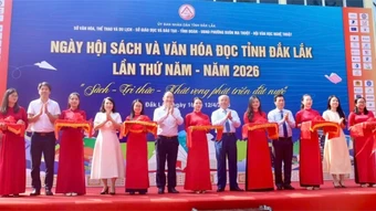 Khai mạc Ngày hội Sách và Văn hóa đọc tỉnh Đắk Lắk lần thứ 5 năm 2026