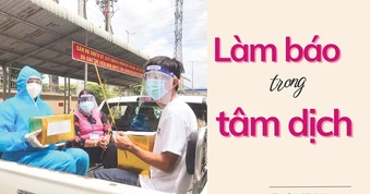 Làm báo trong tâm dịch