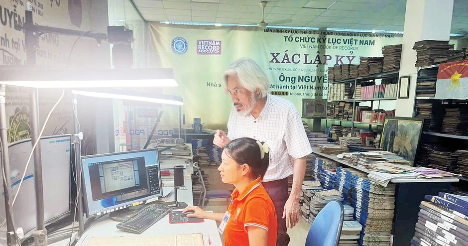 Lưu giữ ký ức những tờ báo cũ