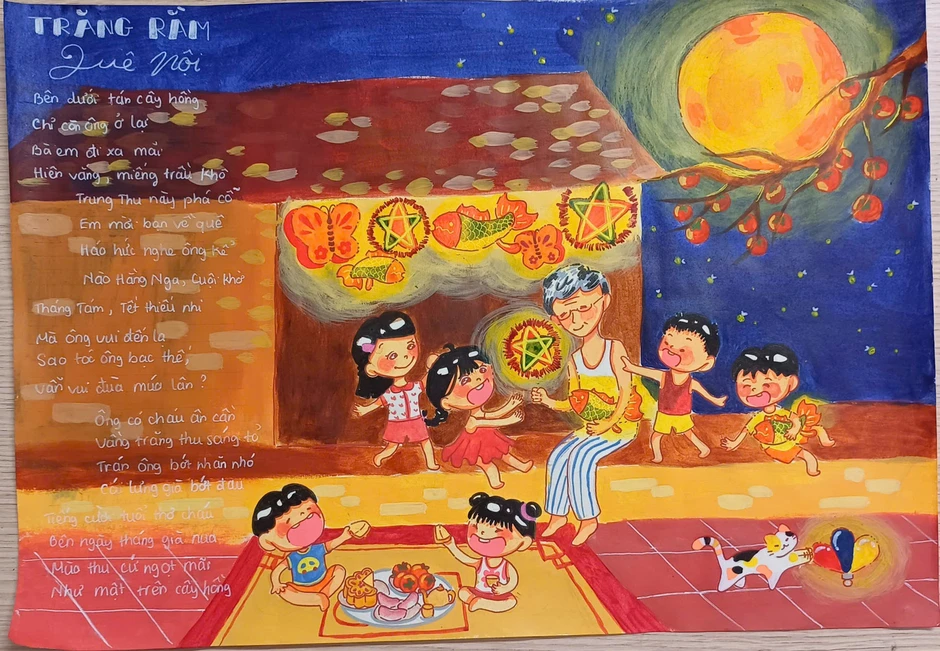 Ngắm những câu chuyện cùng Trung thu qua tranh và thơ thiếu nhi Ngắm những câu chuyện cùng Trung thu qua tranh và thơ thiếu nhi