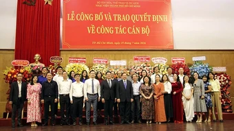 Nghệ sĩ Nhân dân Đỗ Quốc Hưng giữ chức Giám đốc Nhạc viện Thành phố Hồ Chí Minh