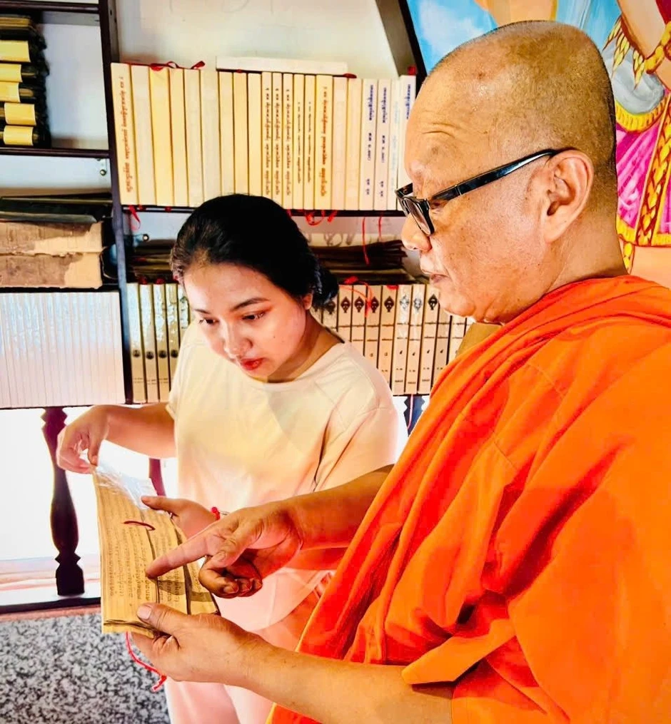 Ngôi chùa Khmer giữ hơn 4.000 quyển kinh lá buông cổ tại Cần Thơ