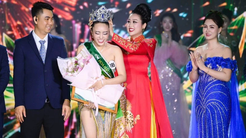 Nguyễn Hoàng Kiều Vy đăng quang Hoa hậu Quốc dân Việt Nam 2026