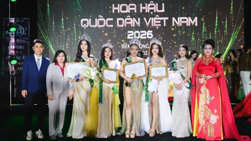 Nguyễn Hoàng Kiều Vy đăng quang Hoa hậu Quốc dân Việt Nam 2026