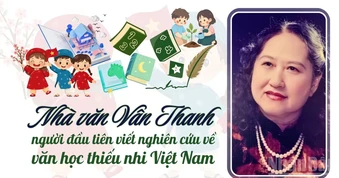 Nhà văn Vân Thanh, người đầu tiên viết nghiên cứu về văn học thiếu nhi Việt Nam