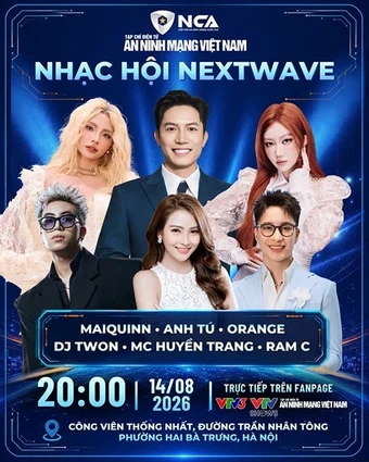 Nhạc hội “NextWave”: Lan tỏa thông điệp an ninh mạng đến giới trẻ