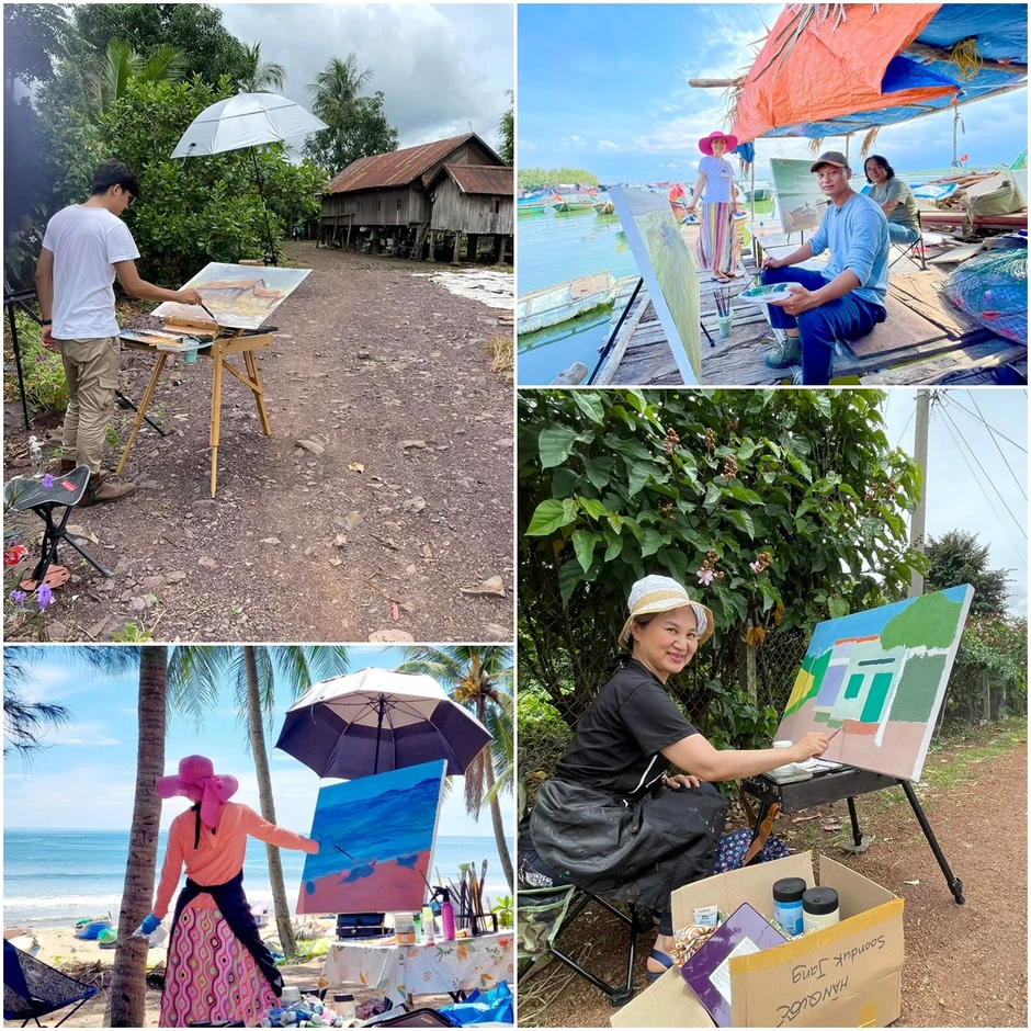 Những bức thư viết trên lá cây và giấc mơ 'phẳng' hóa hội họa Việt Những bức thư viết trên lá cây và giấc mơ 'phẳng' hóa hội họa Việt