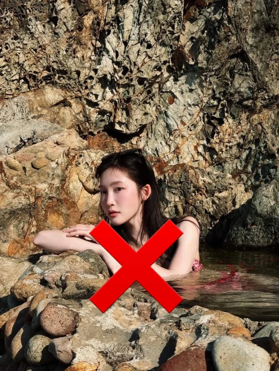 Nữ ca sĩ mặc bikini chụp hình ở Giếng Tiên (Gia Lai), bị chỉ trích dữ dội