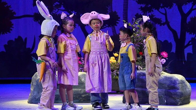 Nuôi dưỡng đam mê kịch nói cho thiếu nhi Nuôi dưỡng đam mê kịch nói cho thiếu nhi