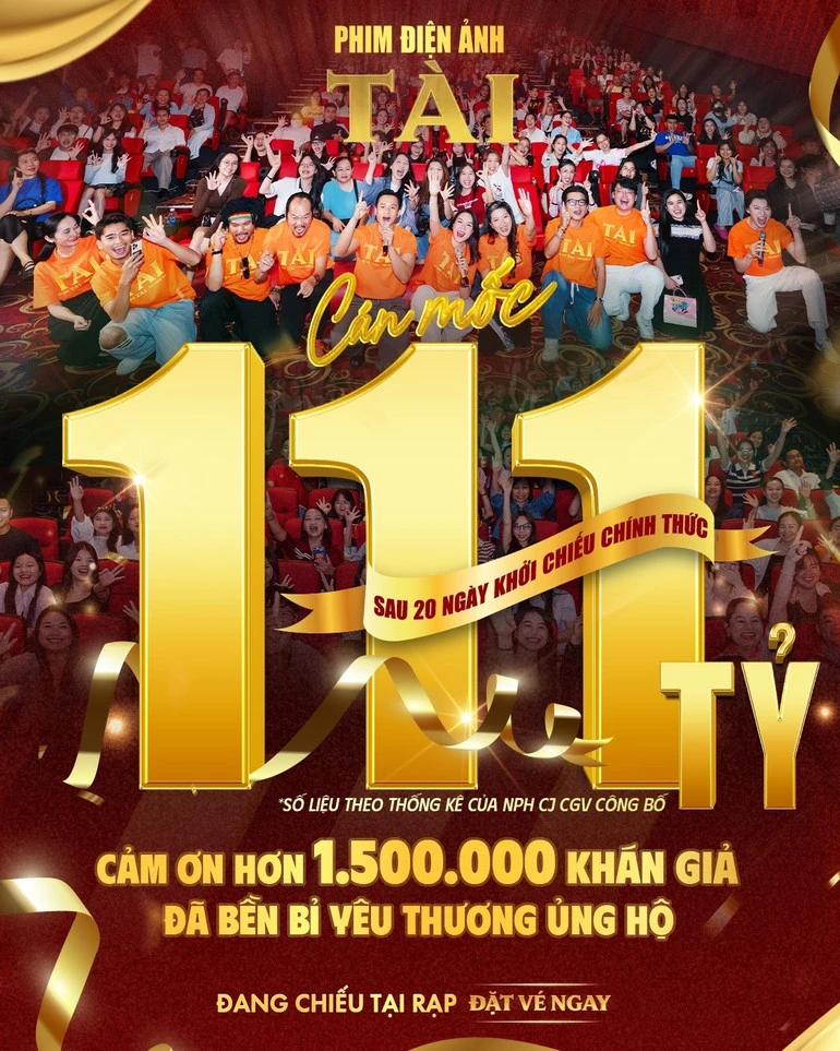 Phim “Tài” lọt top 3 phim có doanh thu cao nhất từ đầu năm đến nay Phim “Tài” lọt top 3 phim có doanh thu cao nhất từ đầu năm đến nay