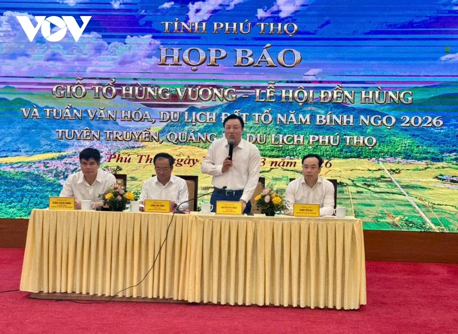 Phú Thọ sẵn sàng cho Giỗ Tổ Hùng Vương 2026 với nhiều hoạt động đặc sắc Phú Thọ sẵn sàng cho Giỗ Tổ Hùng Vương 2026 với nhiều hoạt động đặc sắc