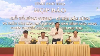 Phú Thọ tổ chức Lễ hội Đền Hùng và Tuần Văn hóa-Du lịch Đất Tổ năm 2026