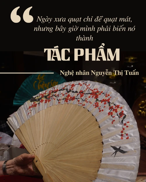 Quạt Chàng Sơn: Chiếc quạt mang hơi thở của tre, của giấy và của bàn tay người thợ Quạt Chàng Sơn: Chiếc quạt mang hơi thở của tre, của giấy và của bàn tay người thợ