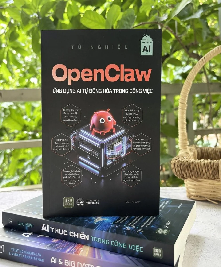 Ra mắt cuốn sách đầu tiên về OpenClaw được xuất bản tại Việt Nam Ra mắt cuốn sách đầu tiên về OpenClaw được xuất bản tại Việt Nam