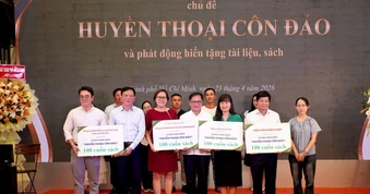 Ra mắt tủ sách 'Huyền thoại Côn Đảo', lan tỏa giá trị lịch sử và văn hóa đọc