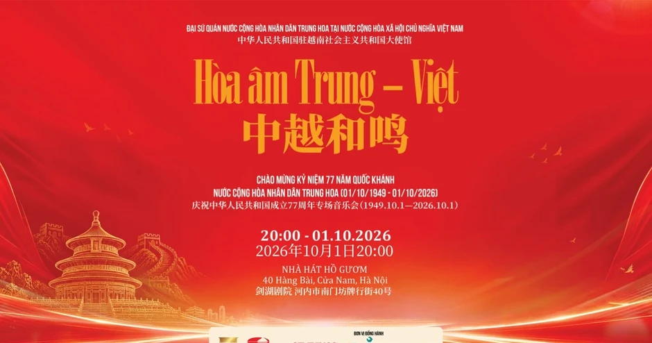 Sắp diễn ra chương trình nghệ thuật “Hòa âm Trung-Việt”