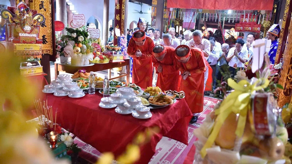 Tái hiện lễ kết chạ 1000 năm tình nghĩa giữa hai làng Bắc Bộ