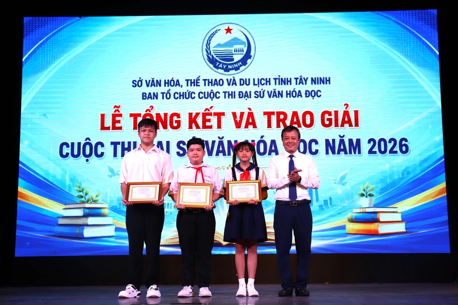 Tây Ninh vinh danh 51 tập thể, cá nhân tại Cuộc thi Đại sứ Văn hóa đọc