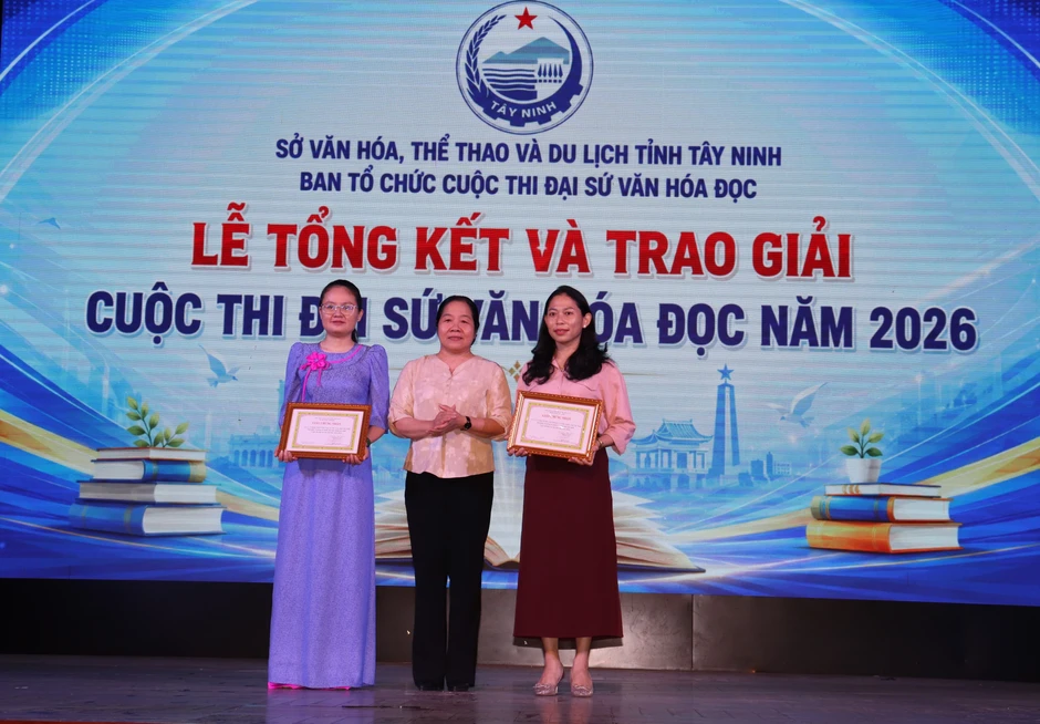 Tây Ninh vinh danh 51 tập thể, cá nhân tại Cuộc thi Đại sứ Văn hóa đọc
