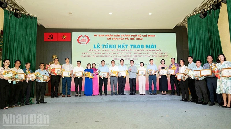 Thành phố Hồ Chí Minh: Trao giải Liên hoan tuyên truyền trên nền tảng số Thành phố Hồ Chí Minh: Trao giải Liên hoan tuyên truyền trên nền tảng số