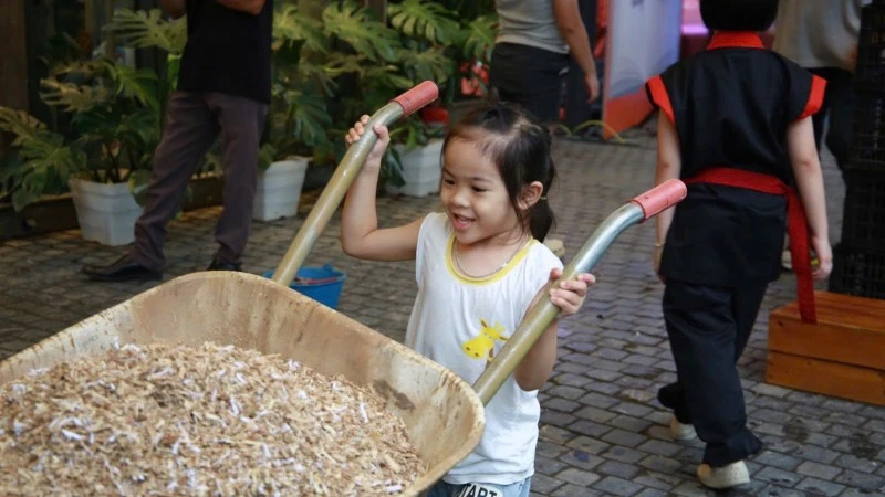 Thêm không gian vui chơi sáng tạo cho trẻ em tại Phố Sách Hà Nội Thêm không gian vui chơi sáng tạo cho trẻ em tại Phố Sách Hà Nội